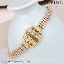 73174 China wholesale fashion 18k gold color diamond bracelet